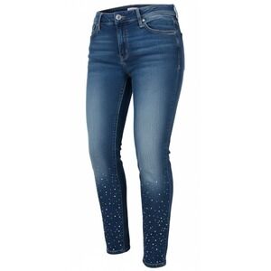 Juicy Couture Rhinestone Jeans Women’s 10 Blue Stretch Straight Denim